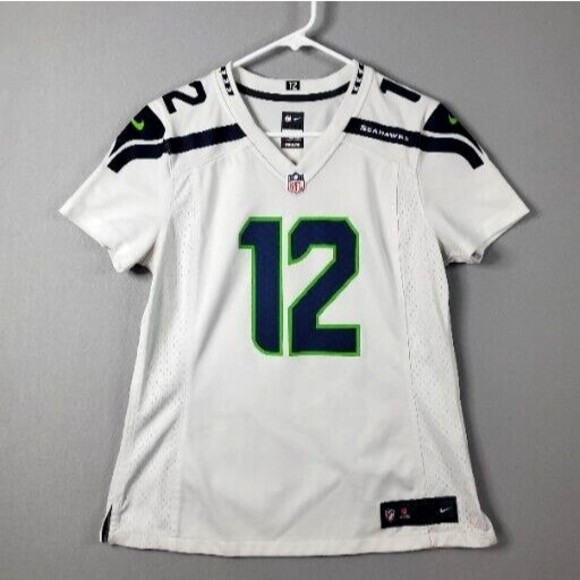 Nike Tops - Nike NFL Seattle Seahawks #12 The Fan 12th Man On Field Jersey Women's Size M